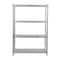 Vestil Metal Shelving Unit, 24"D x 48"W x 74"H, 4 Shelves, Stainless Steel SSS-2448 - alternate 2