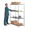 Vestil Metal Shelving Unit, 24"D x 48"W x 74"H, 4 Shelves, Stainless Steel SSS-2448 - alternate 3