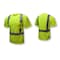 Radians T-Shirt, Type R Class 2, R, Birdseye Mesh, Hi-Vis Green, 2X ST11-2PGS-2X - alternate 10