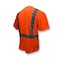 Radians T-Shirt, Type R Class 2, Type R Class 2, Birdseye Mesh, Hi-Vis Orange, 4X ST11-2POS-4X - alternate 4