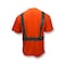 Radians T-Shirt, Type R Class 2, Type R Class 2, Birdseye Mesh, Hi-Vis Orange, 4X ST11-2POS-4X - alternate 6