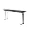 Correll Rectangle Off Set Leg Folding Seminar Training Table, High Pressure Laminate Top, Black Granite ST1860PX-07 - alternate 2
