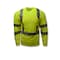 Radians Unisex Long Sleeve Shirt, Type R Class 3, Pullover, Hi-Vis Green, M ST21-3PGS-M - alternate 5