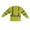 Radians Unisex Long Sleeve Shirt, Type R Class 3, Pullover, Hi-Vis Green, M ST21-3PGS-M - alternate 2
