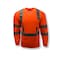 Radians Unisex T-Shirt, Birdseye Mesh, Pullover, Hi-Vis Orange, L ST21-3POS-L - alternate 7