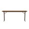 Correll Rectangle Off Set Leg Folding Seminar Training Table, High Pressure Laminate Top, Medium Oak ST2460PX-06 - alternate 6