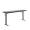 Correll Rectangle Off Set Leg Folding Seminar Training Table, High Pressure Laminate Top, Gray Granite ST2460PX-15 - alternate 6