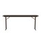 Correll Rectangle Off Set Leg Folding Seminar Training Table, High Pressure Laminate Top, Walnut ST2496PX-01 - alternate 7