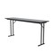 Correll Rectangle Off Set Leg Folding Seminar Training Table, High Pressure Laminate Top, Gray ST2496PX-15 - alternate 1