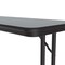 Correll Rectangle Off Set Leg Folding Seminar Training Table, High Pressure Laminate Top, Gray ST2496PX-15 - alternate 3