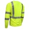 Radians Cl 3 LS UV Shirt w/ Segmented Tape, Type R Class 3, Type R Class 3, Birdseye Mesh, Hi-Vis Green, 2X ST24-3PGS-2X - alternate 2