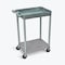 Luxor Top Tub and Bottom Flat Shelf Cart - Gray STC12-G - alternate 1