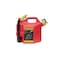 Surecan Gas Can, HDPE, 2 gal, Flexible Rotating Nozzle, Self Venting, Thumb Trigger, Red, Gasoline SUR2SFG2 - alternate 3