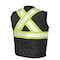 Tough Duck Quilted Safety Vest, SV052-BLACK-4XL SV052 - alternate 2