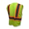 Radians Hi-Vis Self Extinguishing Vest with Two-Tone Trim, L, Class 2 , Zipper Closure 2 Pockets SV225-2ZGM-L - alternate 8