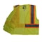 Radians Hi-Vis Self Extinguishing Vest with Two-Tone Trim, L, Class 2 , Zipper Closure 2 Pockets SV225-2ZGM-L - alternate 4