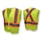 Radians Two-Tone Safety Vest 2XL Class 2 X Back, , Zipper 2 Pockets SV22X-2ZGM-2X - alternate 8