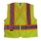 Radians Two-Tone Safety Vest 2XL Class 2 X Back, , Zipper 2 Pockets SV22X-2ZGM-2X - alternate 6