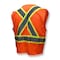 Radians Two-Tone Safety Vest L Class 2 X Back, , Zipper Closure 2 Pockets SV22X-2ZOM-L - alternate 2