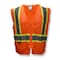 Radians Two-Tone Safety Vest L Class 2 X Back, , Zipper Closure 2 Pockets SV22X-2ZOM-L - alternate 3