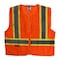 Radians Two-Tone Safety Vest L Class 2 X Back, , Zipper Closure 2 Pockets SV22X-2ZOM-L - alternate 5