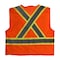 Radians Two-Tone Safety Vest L Class 2 X Back, , Zipper Closure 2 Pockets SV22X-2ZOM-L - alternate 8