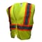 Radians Hi-Vis Economy Vest w/Two-Tone Trim S Class 2 , Zipper Closure SV22-2ZGM-S - alternate 1