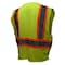 Radians Hi-Vis Economy Vest w/Two-Tone Trim S Class 2 , Zipper Closure SV22-2ZGM-S - alternate 2