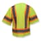 Radians Hi-Vis Economy Vest w/Two-Tone Trim S Class 3 , Zipper Closure SV22-3ZGM-S - alternate 2