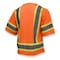 Radians Hi-Vis Economy Vest w/Two-Tone Trim 2XL Class 3 , Zipper Closure SV22-3ZOM-2X - alternate 5