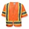 Radians Hi-Vis Economy Vest w/Two-Tone Trim 2XL Class 3 , Zipper Closure SV22-3ZOM-2X - alternate 8