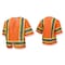 Radians Hi-Vis Economy Vest w/Two-Tone Trim 2XL Class 3 , Zipper Closure SV22-3ZOM-2X - alternate 4