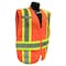 Radians Two-Tone Expandable Safety Vest L Class 2 Solid Back, , Zipper Closure 4 Pockets, 2 Mic Tab SV23-2ZOM-M/L - alternate 1