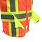 Radians Two-Tone Expandable Safety Vest L Class 2 Solid Back, , Zipper Closure 4 Pockets, 2 Mic Tab SV23-2ZOM-M/L - alternate 5