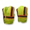 Radians Radians SV272-2 Type R Class 2 Multipurp, 100% Polyester Mesh, Zipper Closure Closure, Hi-Vis Green SV272-2ZGM-3X - alternate 3