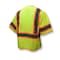 Radians Radians SV272-3 Type R Class 3 Multipurp, 100% Polyester Mesh, Zipper Closure Closure, Hi-Vis Green SV272-3ZGM-2X - alternate 9