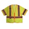 Radians Radians SV272-3 Type R Class 3 Multipurp, 100% Polyester Mesh, Zipper Closure Closure, Hi-Vis Green SV272-3ZGM-2X - alternate 5