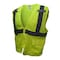 Radians Radians SV27 Multipurpose Surveyor Type, 100% Polyester Mesh, Zipper Closure Closure, Hi-Vis Green SV27-2ZGM-2X - alternate 1