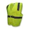 Radians Hi-Vis Economy Safety Vest S Class 2 U-Block Back, , Hook & Loop SV2GSS - alternate 1