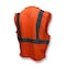 Radians Hi-Vis Economy Safety Vest S Class 2 U-Block Back, , Hook & Loop SV2OMS - alternate 4