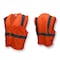 Radians Hi-Vis Economy Safety Vest S Class 2 U-Block Back, , Hook & Loop SV2OMS - alternate 7