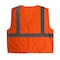 Radians Hi-Vis Economy Safety Vest 2XL Class 2 U-Block Back, , Hook & Loop SV2OS2X - alternate 4