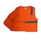 Radians Hi-Vis Economy Safety Vest 2XL Class 2 U-Block Back, , Hook & Loop SV2OS2X - alternate 3