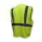 Radians Hi-Vis Economy Safety Vest S Class 2 U-Block Back, , Zipper Closure SV2ZGMS - alternate 6