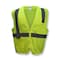 Radians Hi-Vis Economy Safety Vest S Class 2 U-Block Back, , Zipper Closure SV2ZGMS - alternate 9