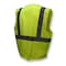 Radians Hi-Vis Economy Safety Vest 2XL Class 2 U-Block Back, , Zipper Closure 2 Pockets SV2ZGS2X - alternate 3