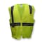 Radians Hi-Vis Economy Safety Vest 2XL Class 2 U-Block Back, , Zipper Closure 2 Pockets SV2ZGS2X - alternate 8