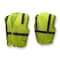 Radians Hi-Vis Economy Safety Vest 2XL Class 2 U-Block Back, , Zipper Closure 2 Pockets SV2ZGS2X - alternate 7