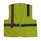 Radians Hi-Vis Economy Safety Vest 2XL Class 2 U-Block Back, , Zipper Closure 2 Pockets SV2ZGS2X - alternate 6