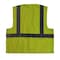 Radians Hi-Vis Economy Safety Vest 2XL Class 2 U-Block Back, , Zipper Closure 2 Pockets SV2ZGS2X - alternate 5